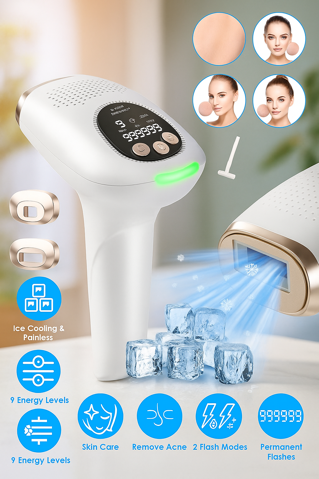 Classic IPL Hair Remover Laser Device
