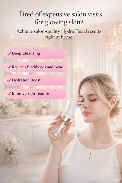 Care&Comfort Mini Hydra Facial cleansing & Blackhead Whitehead Remover Device