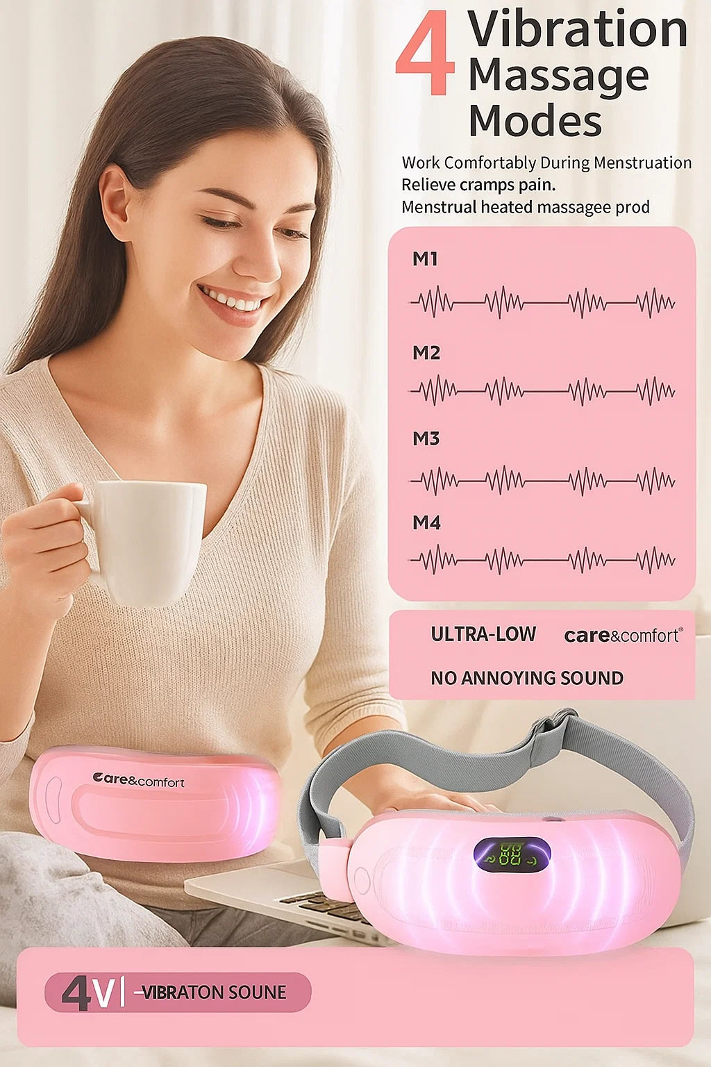 Heating Pad for Period Pain Relief For cramps message