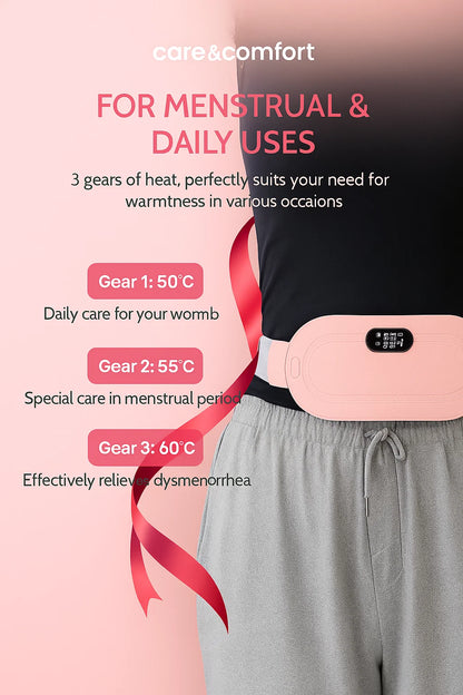 Heating Pad for Period Pain Relief For cramps message